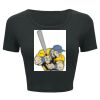 Ladies' Poly-Cotton Crop T-Shirt Thumbnail