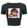 Ladies' Poly-Cotton Crop T-Shirt Thumbnail