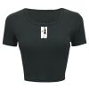 Ladies' Poly-Cotton Crop T-Shirt Thumbnail