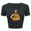 Ladies' Poly-Cotton Crop T-Shirt Thumbnail