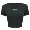Ladies' Poly-Cotton Crop T-Shirt Thumbnail