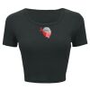 Ladies' Poly-Cotton Crop T-Shirt Thumbnail