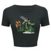 Ladies' Poly-Cotton Crop T-Shirt Thumbnail