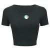 Ladies' Poly-Cotton Crop T-Shirt Thumbnail
