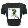 Ladies' Poly-Cotton Crop T-Shirt Thumbnail