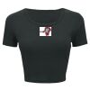 Ladies' Poly-Cotton Crop T-Shirt Thumbnail