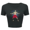 Ladies' Poly-Cotton Crop T-Shirt Thumbnail