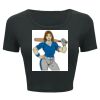 Ladies' Poly-Cotton Crop T-Shirt Thumbnail