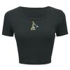Ladies' Poly-Cotton Crop T-Shirt Thumbnail