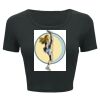 Ladies' Poly-Cotton Crop T-Shirt Thumbnail