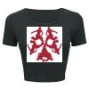 Ladies' Poly-Cotton Crop T-Shirt Thumbnail