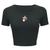 Ladies' Poly-Cotton Crop T-Shirt Thumbnail