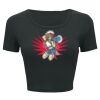Ladies' Poly-Cotton Crop T-Shirt Thumbnail