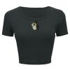 Ladies' Poly-Cotton Crop T-Shirt Thumbnail