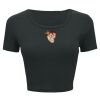 Ladies' Poly-Cotton Crop T-Shirt Thumbnail