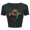 Ladies' Poly-Cotton Crop T-Shirt Thumbnail