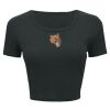 Ladies' Poly-Cotton Crop T-Shirt Thumbnail