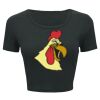 Ladies' Poly-Cotton Crop T-Shirt Thumbnail