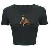 Ladies' Poly-Cotton Crop T-Shirt Thumbnail
