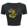 Ladies' Poly-Cotton Crop T-Shirt Thumbnail