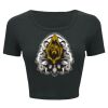 Ladies' Poly-Cotton Crop T-Shirt Thumbnail