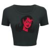 Ladies' Poly-Cotton Crop T-Shirt Thumbnail