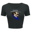 Ladies' Poly-Cotton Crop T-Shirt Thumbnail