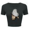 Ladies' Poly-Cotton Crop T-Shirt Thumbnail
