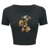 Ladies' Poly-Cotton Crop T-Shirt Thumbnail