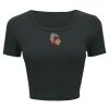 Ladies' Poly-Cotton Crop T-Shirt Thumbnail