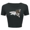 Ladies' Poly-Cotton Crop T-Shirt Thumbnail