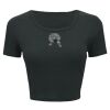 Ladies' Poly-Cotton Crop T-Shirt Thumbnail