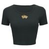 Ladies' Poly-Cotton Crop T-Shirt Thumbnail