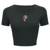 Ladies' Poly-Cotton Crop T-Shirt Thumbnail