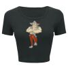 Ladies' Poly-Cotton Crop T-Shirt Thumbnail
