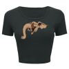 Ladies' Poly-Cotton Crop T-Shirt Thumbnail