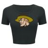 Ladies' Poly-Cotton Crop T-Shirt Thumbnail