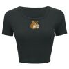 Ladies' Poly-Cotton Crop T-Shirt Thumbnail