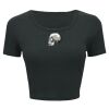 Ladies' Poly-Cotton Crop T-Shirt Thumbnail