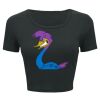Ladies' Poly-Cotton Crop T-Shirt Thumbnail