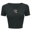 Ladies' Poly-Cotton Crop T-Shirt Thumbnail