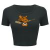 Ladies' Poly-Cotton Crop T-Shirt Thumbnail