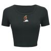 Ladies' Poly-Cotton Crop T-Shirt Thumbnail