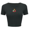Ladies' Poly-Cotton Crop T-Shirt Thumbnail