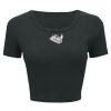 Ladies' Poly-Cotton Crop T-Shirt Thumbnail