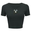 Ladies' Poly-Cotton Crop T-Shirt Thumbnail