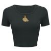 Ladies' Poly-Cotton Crop T-Shirt Thumbnail