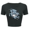 Ladies' Poly-Cotton Crop T-Shirt Thumbnail