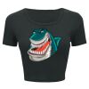 Ladies' Poly-Cotton Crop T-Shirt Thumbnail