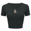 Ladies' Poly-Cotton Crop T-Shirt Thumbnail